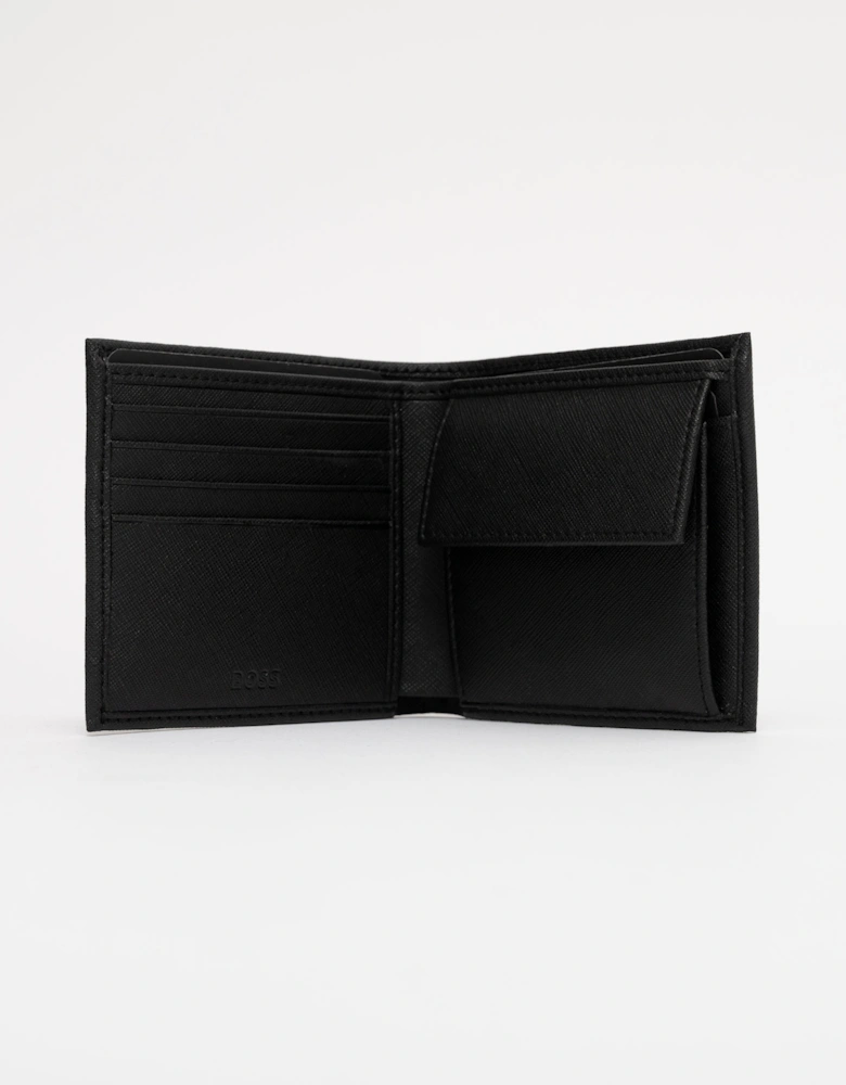 BOSS Orange Wallet and Keyring Gift Set - Black 001