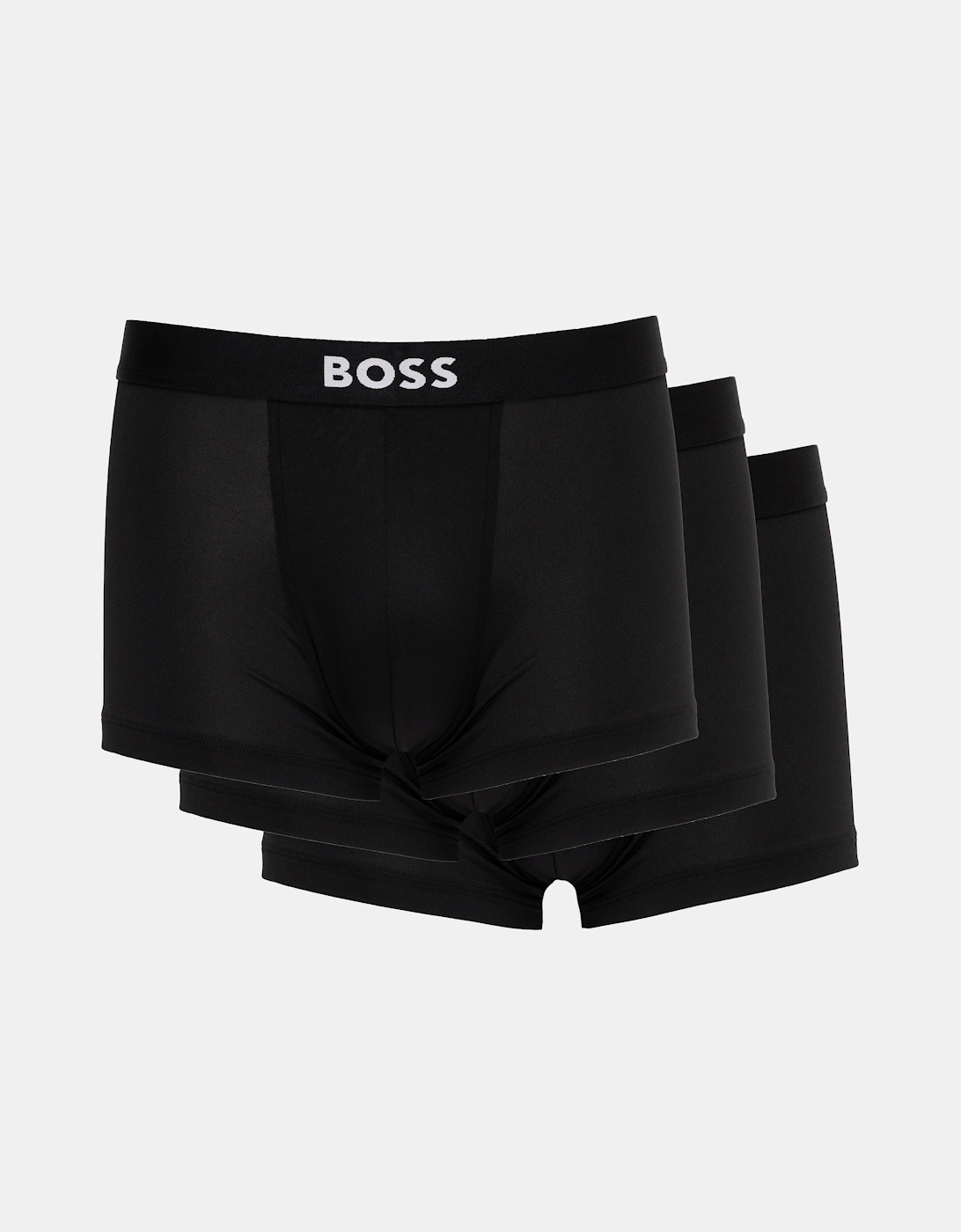 BOSS Orange Micro ONE 3-Pack Mens Trunks - Black 001, 3 of 2