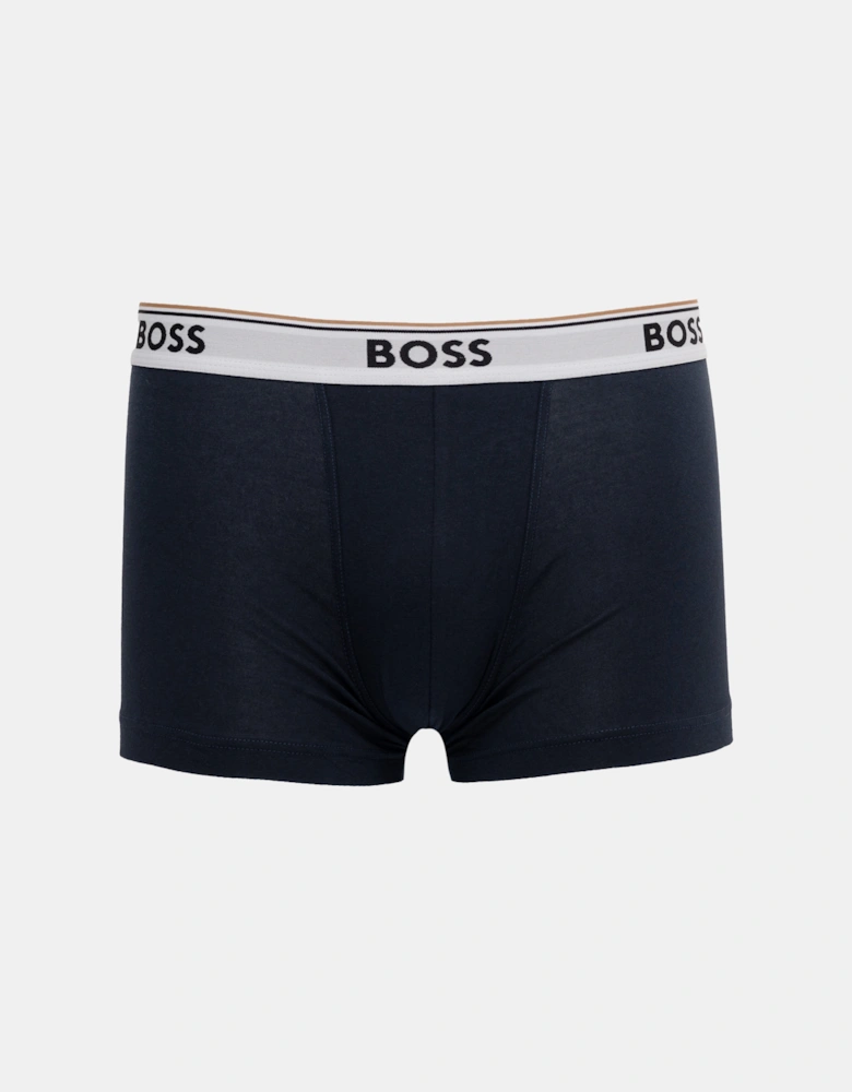 BOSS Orange Power 3-Pack Mens Trunks - Open Blue 461