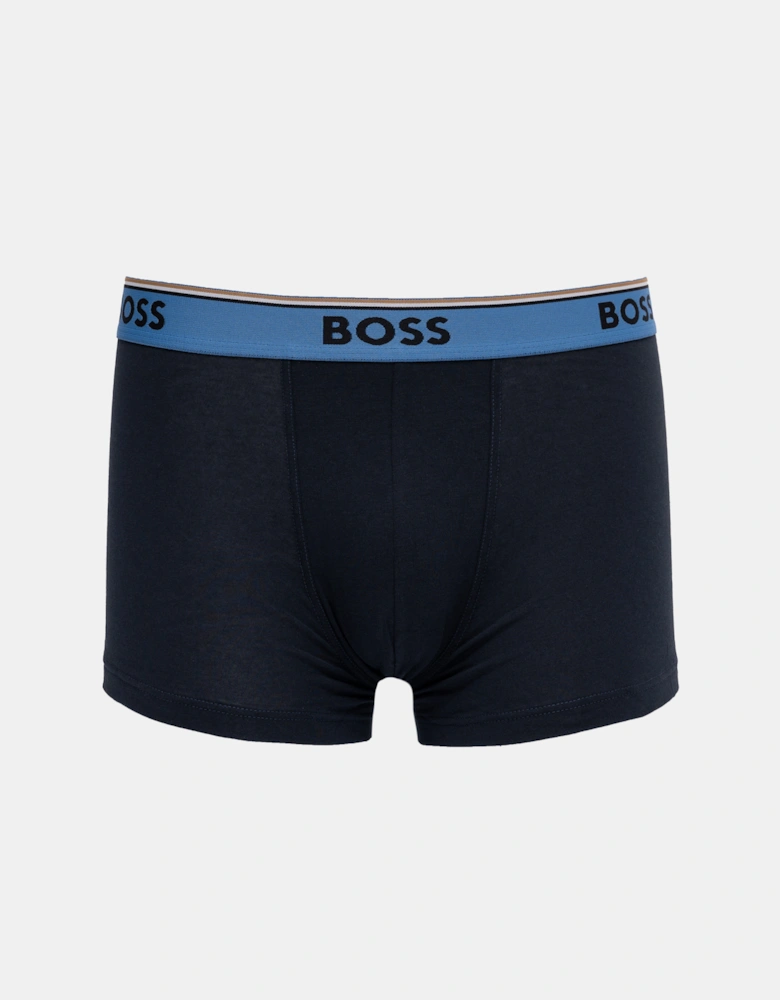 BOSS Orange Power 3-Pack Mens Trunks - Open Blue 461
