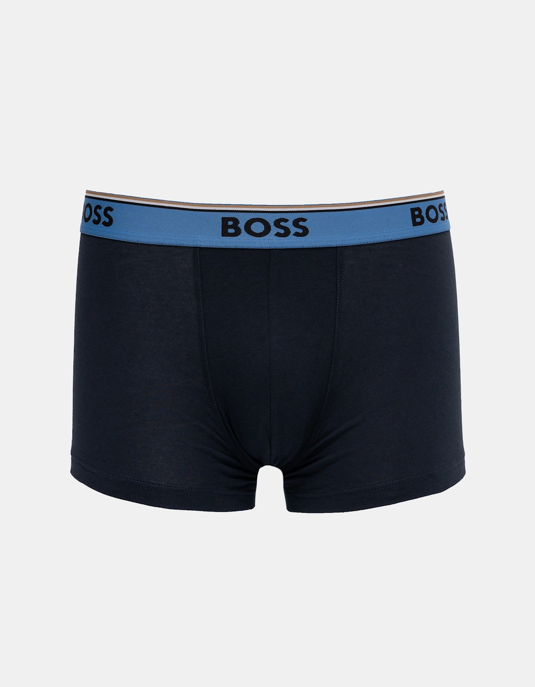 BOSS Orange Power 3-Pack Mens Trunks - Open Blue 461