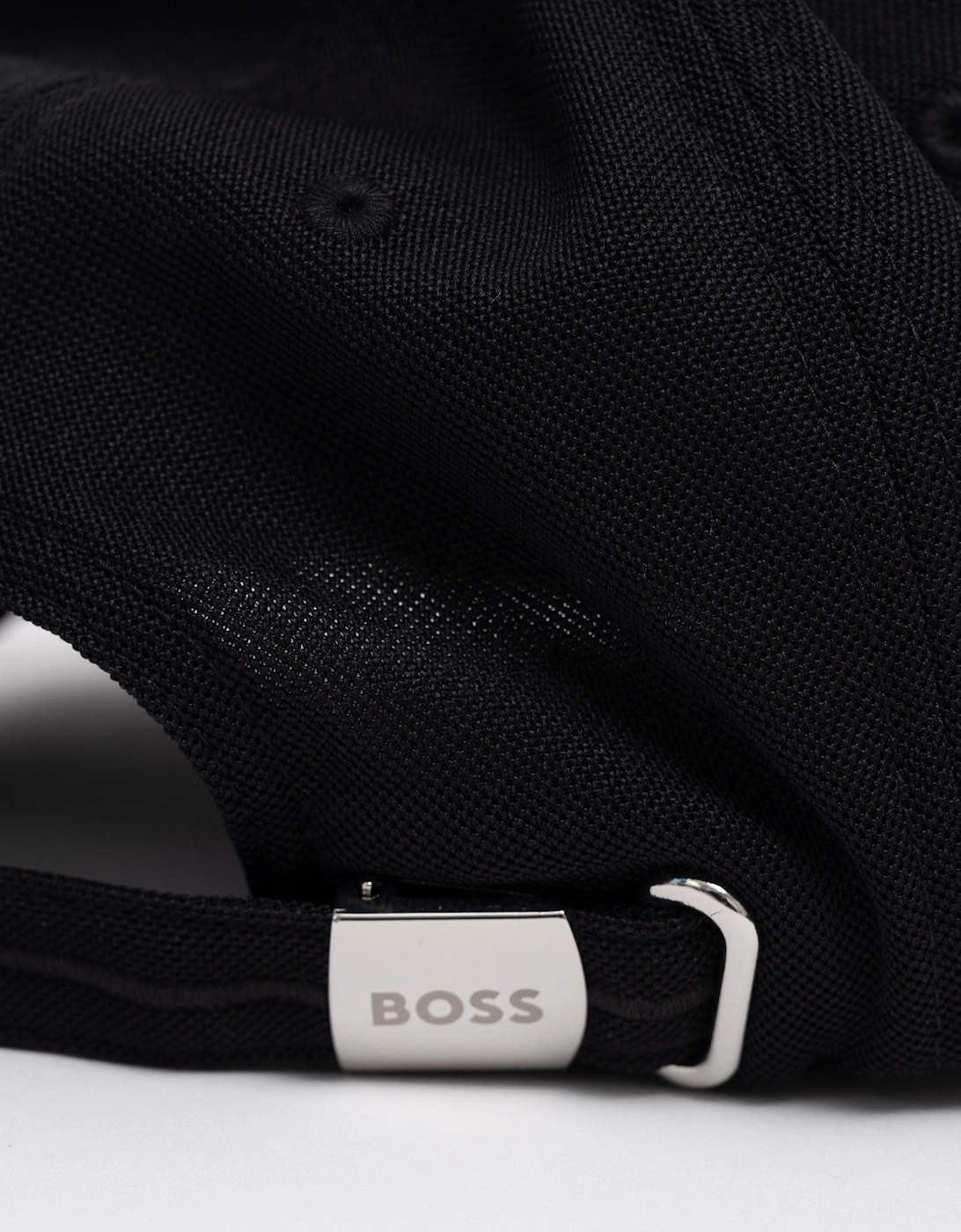 BOSS Green Knitted Six-Panel Cap with Embroidered Logo - Black 006