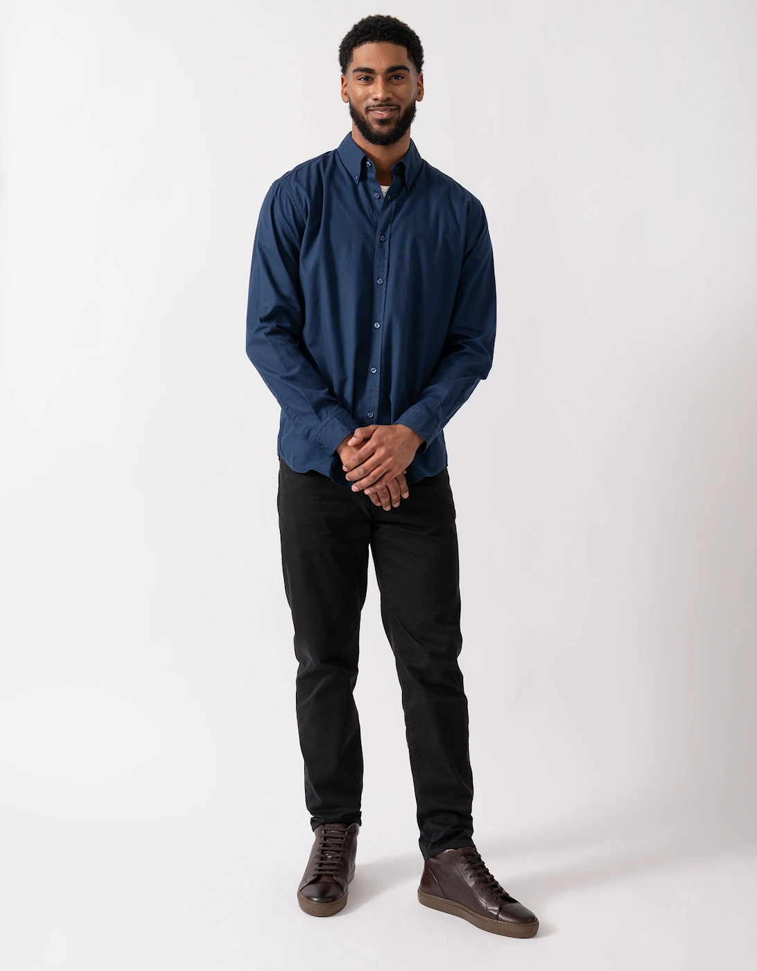 BOSS Orange Rickert_M Mens Shirt - Open Blue 464