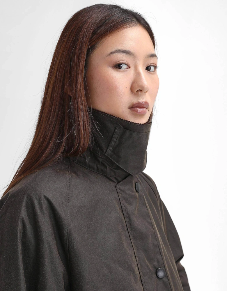 Beaufort Womens Wax Jacket - Olive/Classic