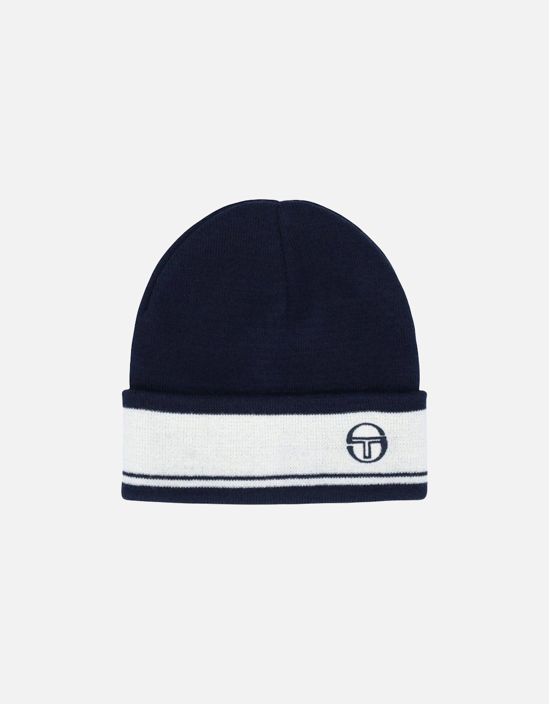 Sellarz Jacquard Stripe Beanie Hat Maritime Blue, 3 of 2