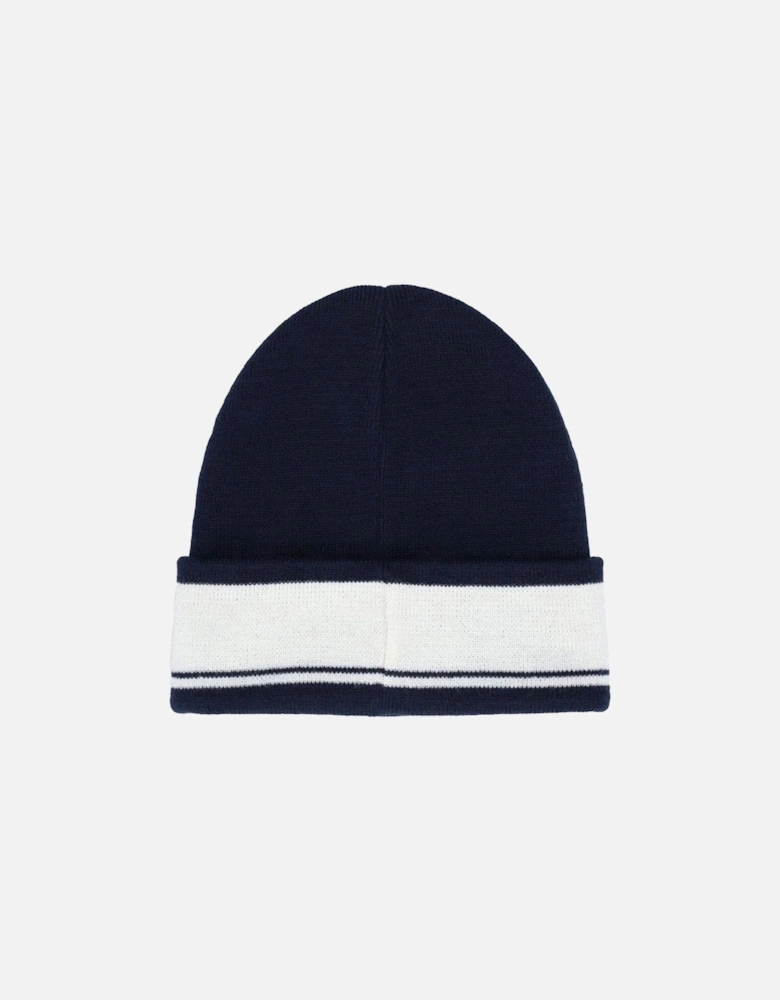Sellarz Jacquard Stripe Beanie Hat Maritime Blue