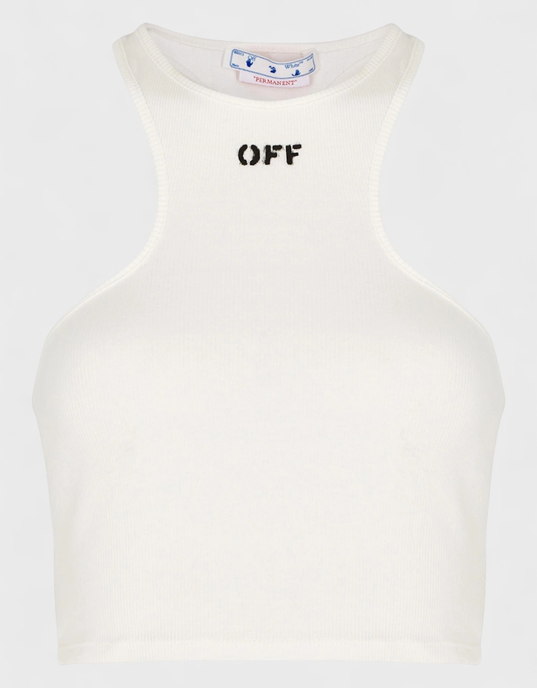 Basic Ribbed Rowing Top White, 2 of 1