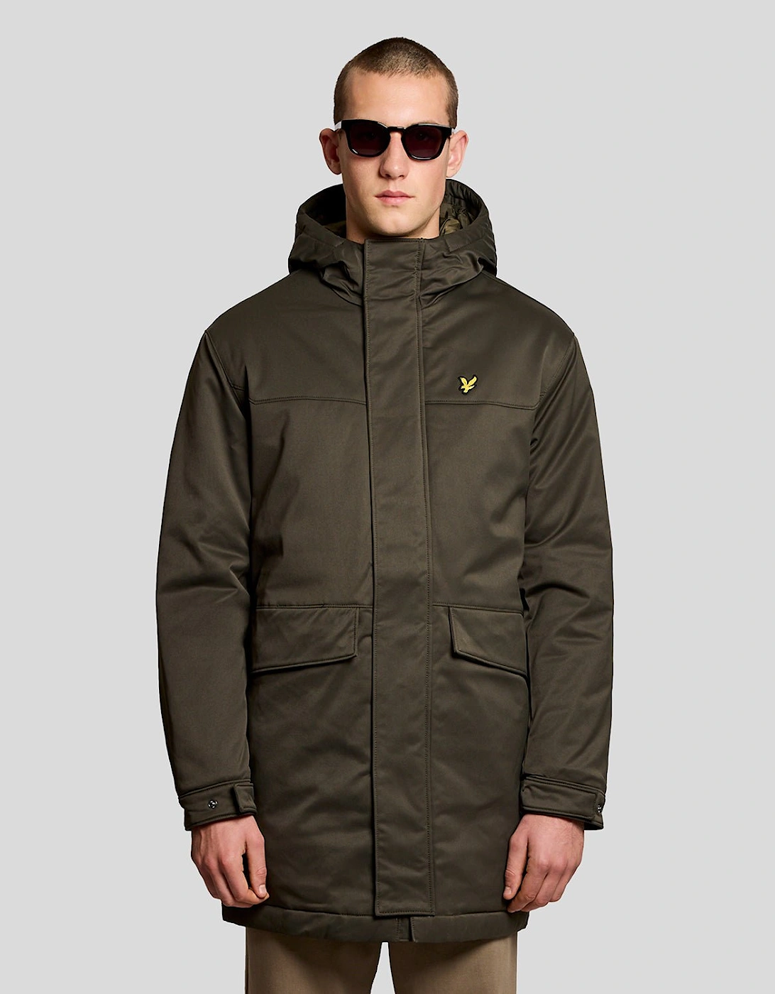 Lyle And Scott Men's Brown Padded Parka  Regular/36 S