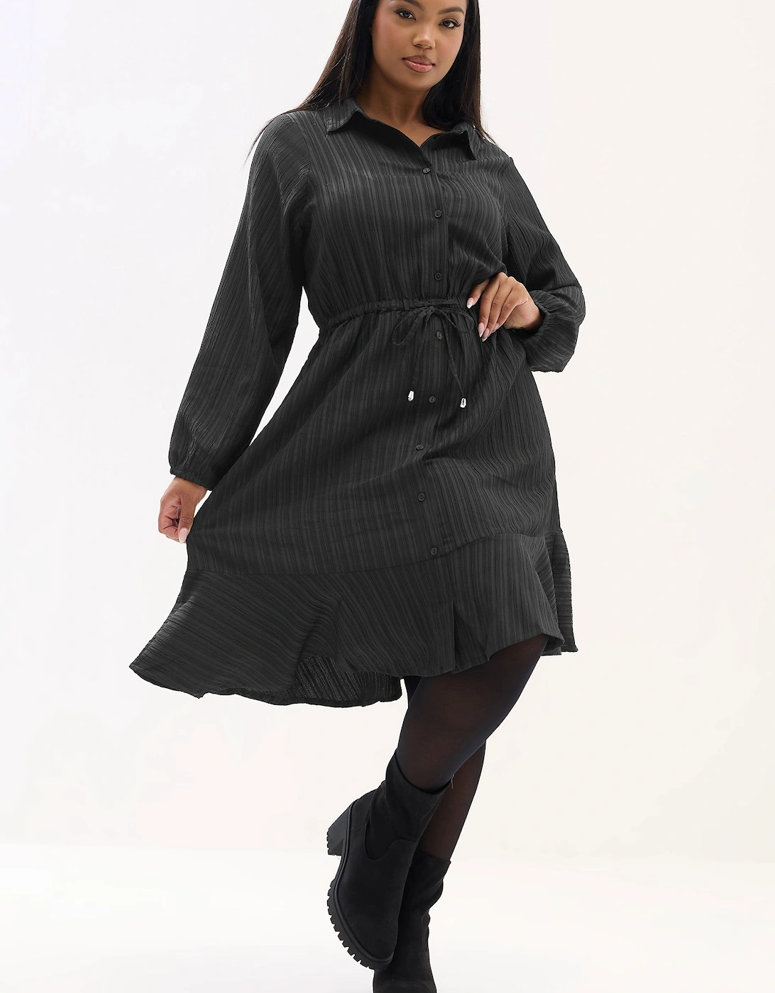 Long Sleeve Shirt Dress, 2 of 1