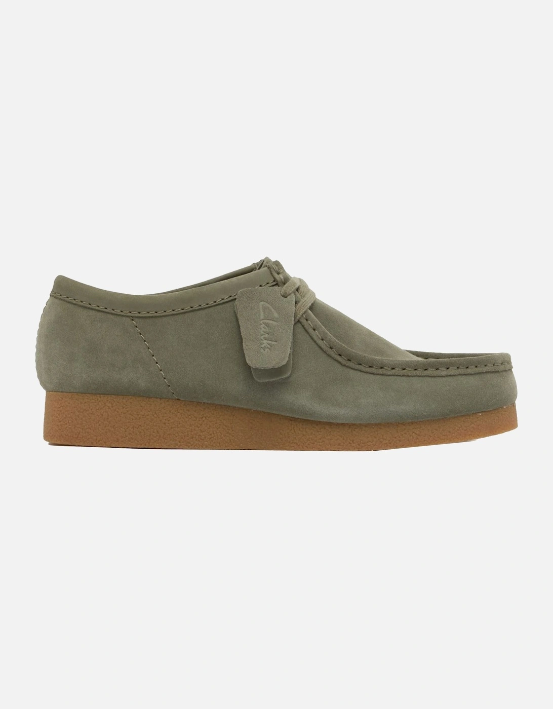 Originals Wallabee Evo Suede Shoes Sage, 3 of 2