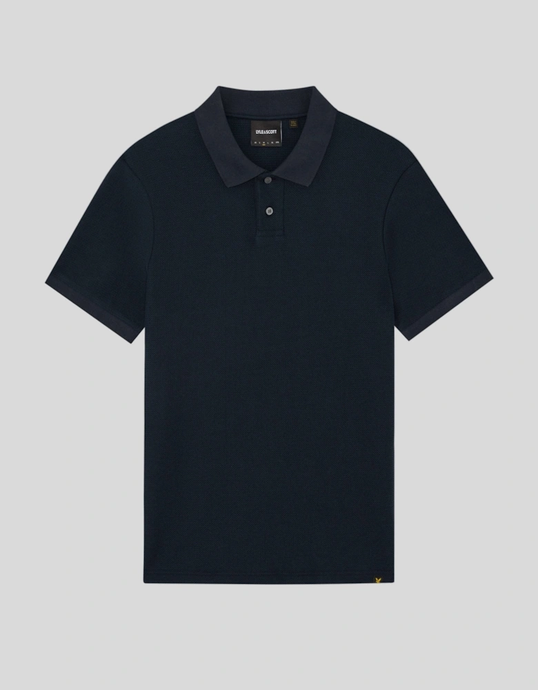 Jacquard Dobby Polo Shirt
