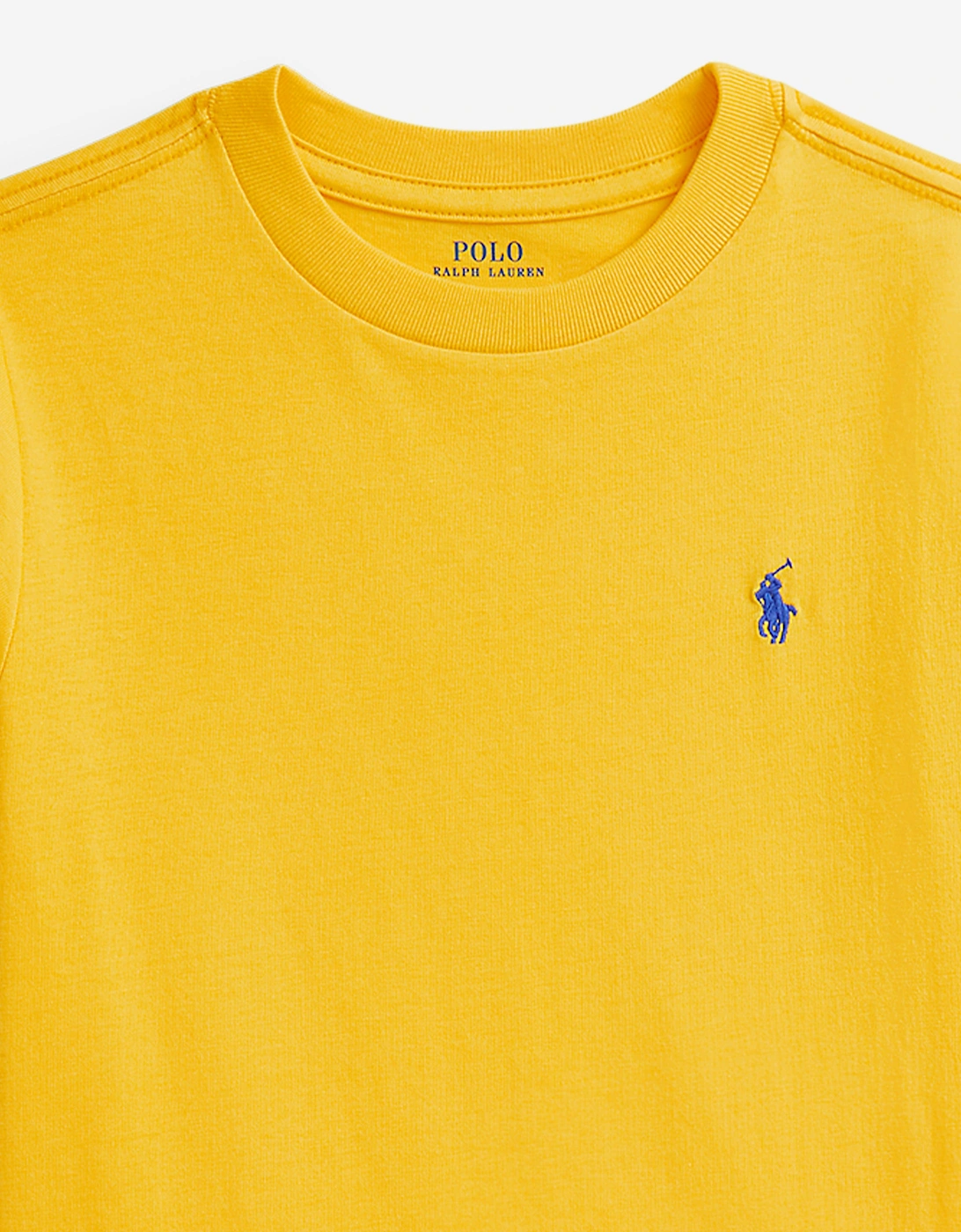 Boys Jersey Logo T-Shirt in Yellow