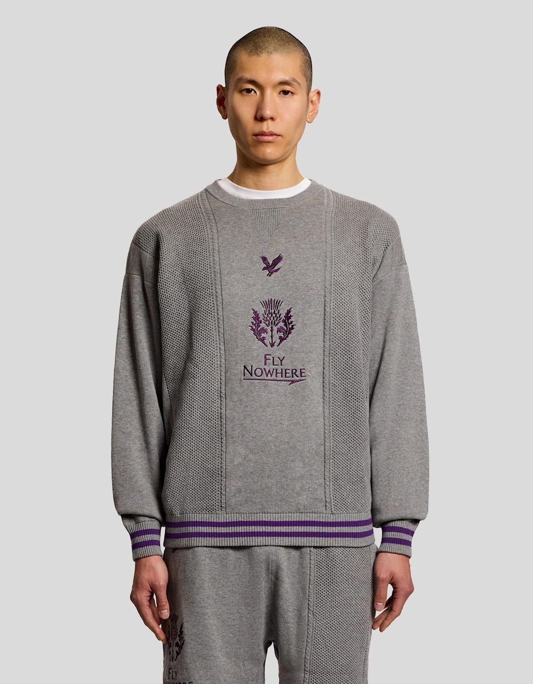 Lyle And Scott Men's Engineered Stripe Jumper - Size: XL