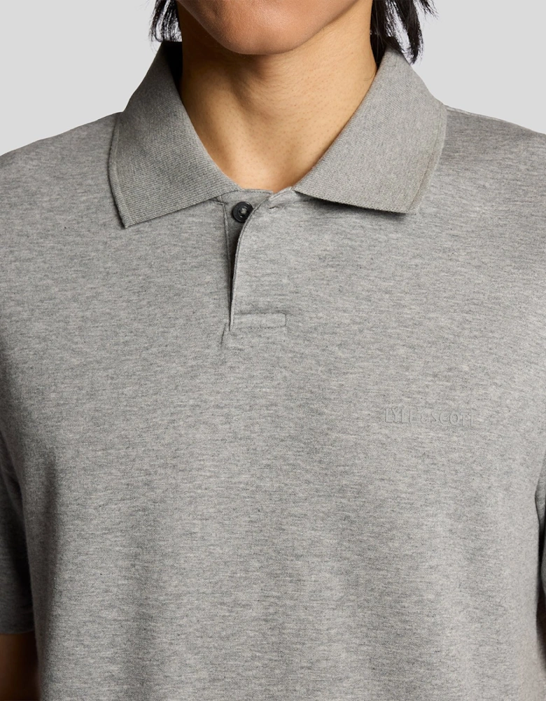 Text Logo Interlock Polo Shirt