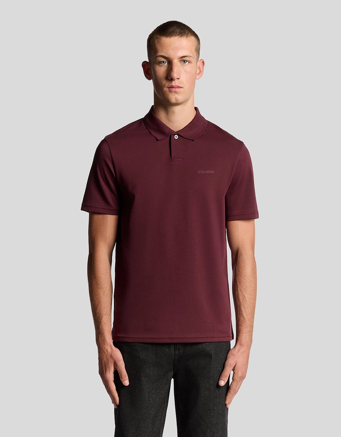 Text Logo Interlock Polo Shirt, 7 of 6