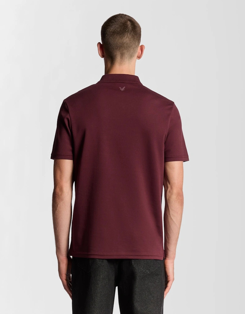 Text Logo Interlock Polo Shirt