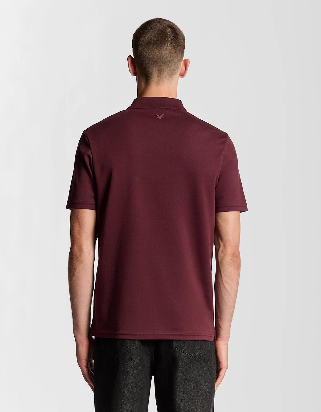 Text Logo Interlock Polo Shirt