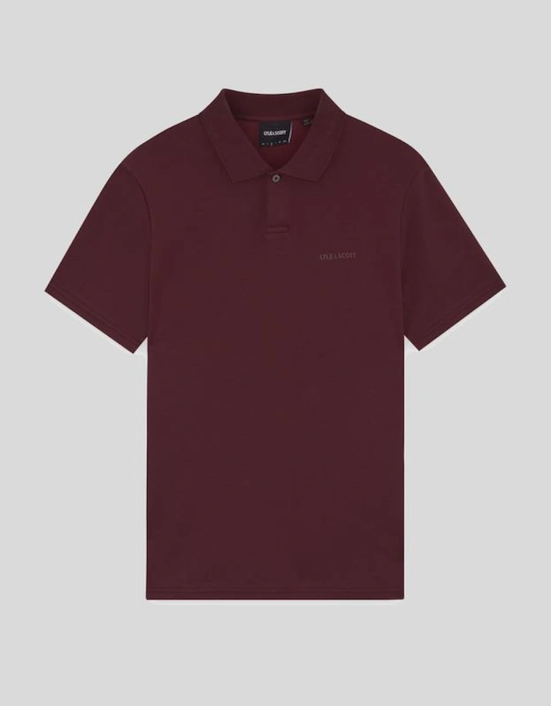 Text Logo Interlock Polo Shirt