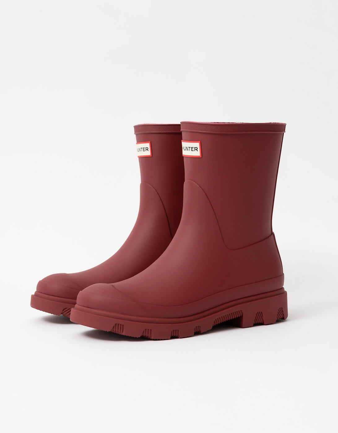 Unisex Downpour Short Boot - Merlot, 6 of 5