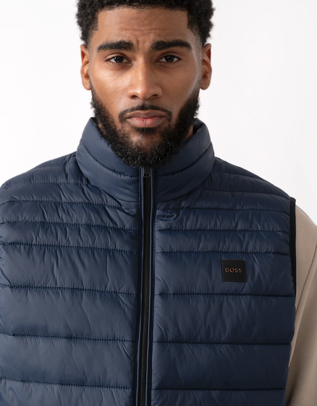 BOSS Orange Odeno 2 Mens Gilet - Dark Blue 404