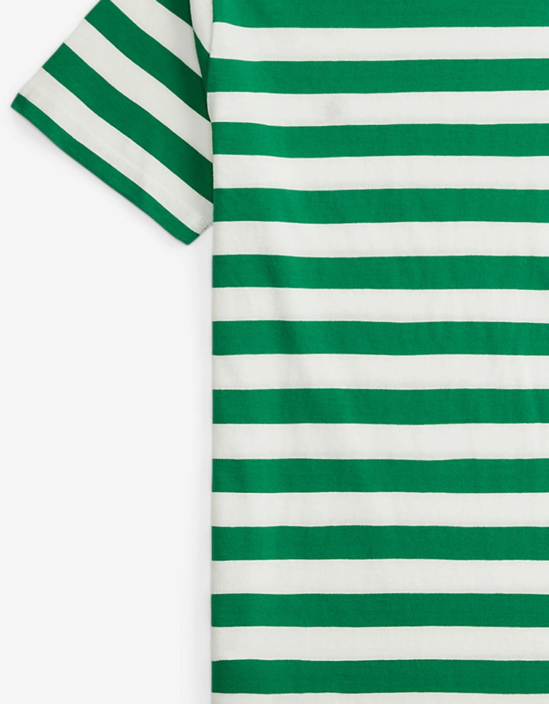 Boys Striped Jersey T-Shirt in Green
