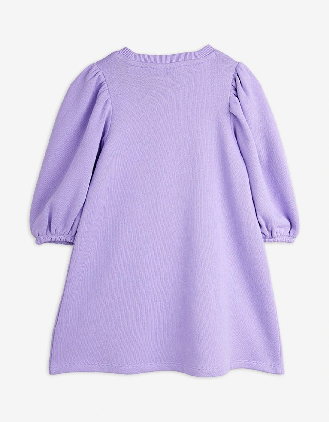 Girls Cat with Bow Tie Sweater Dress in Purple