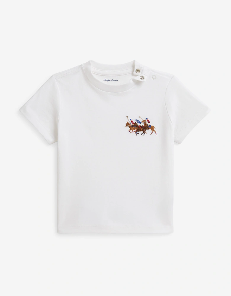 Baby Boys Logo T-Shirt in White