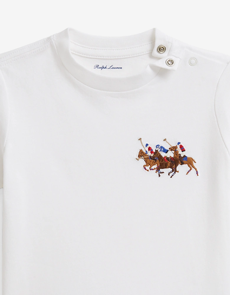 Baby Boys Logo T-Shirt in White