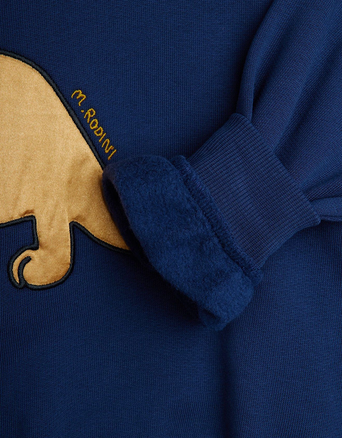 Kids Dino Application Sweatshirt in Navy