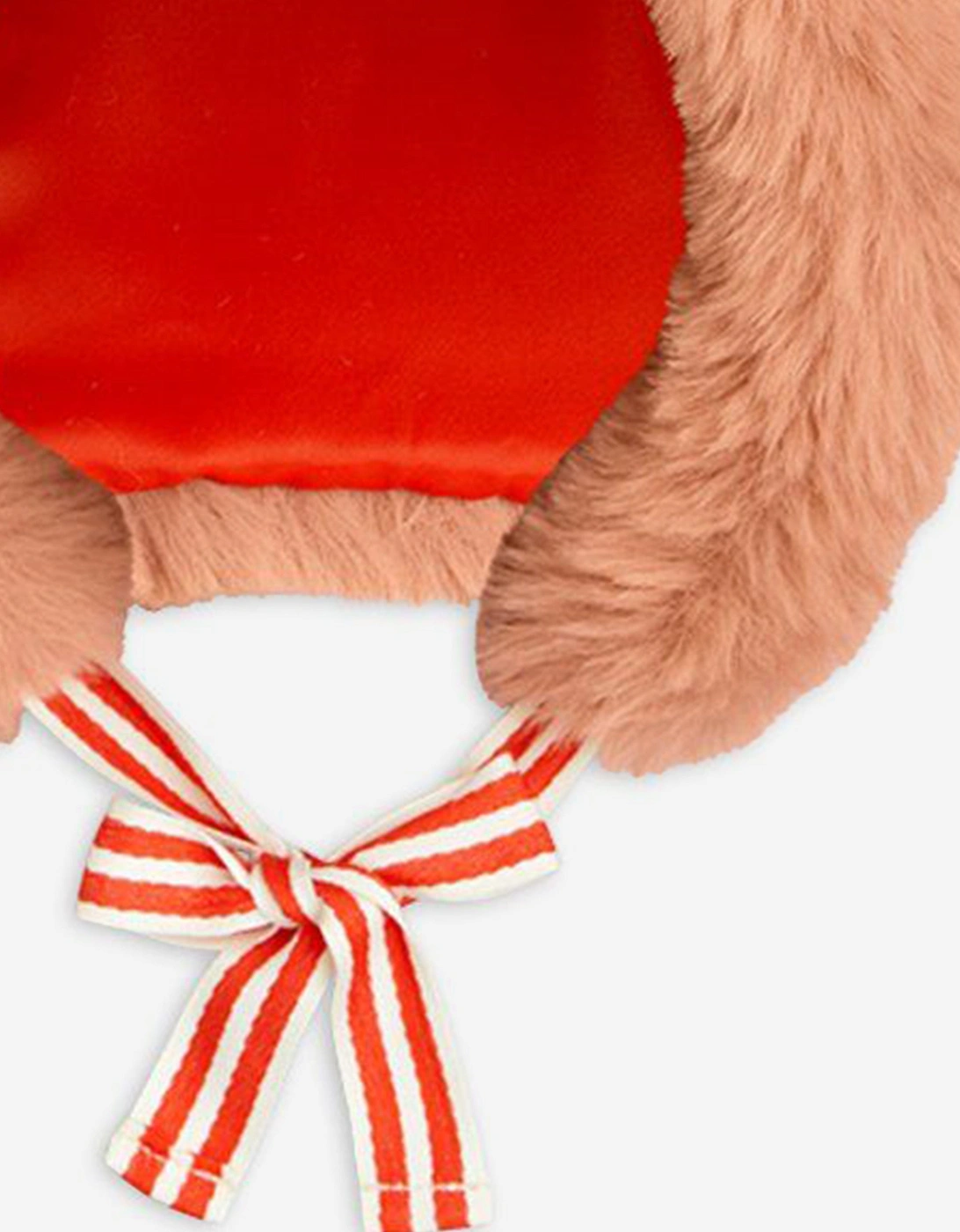 Girls Faux Fur Ear Hat in Pink