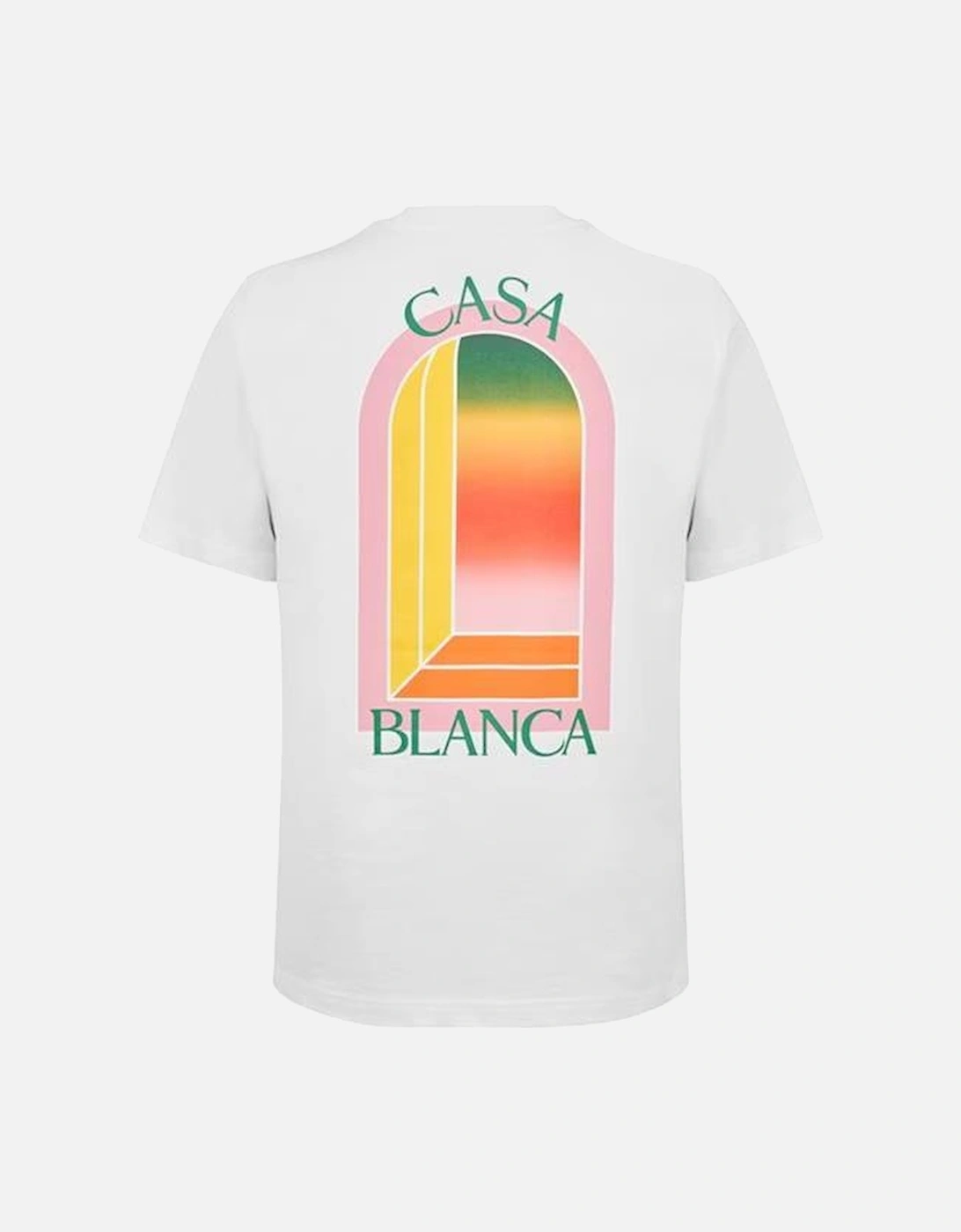 Mirror T Shirt White/Pink