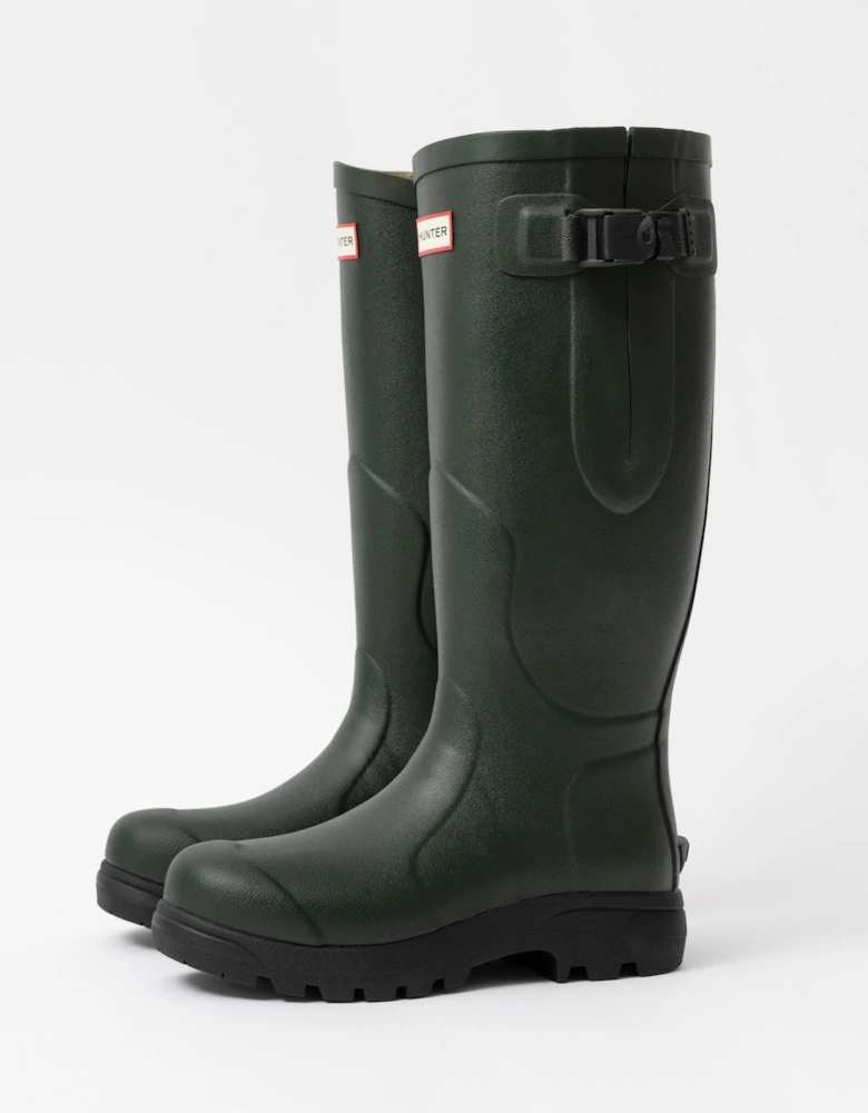 Unisex Balmoral MKII Side Adjustable Boot - Dark Olive/Black