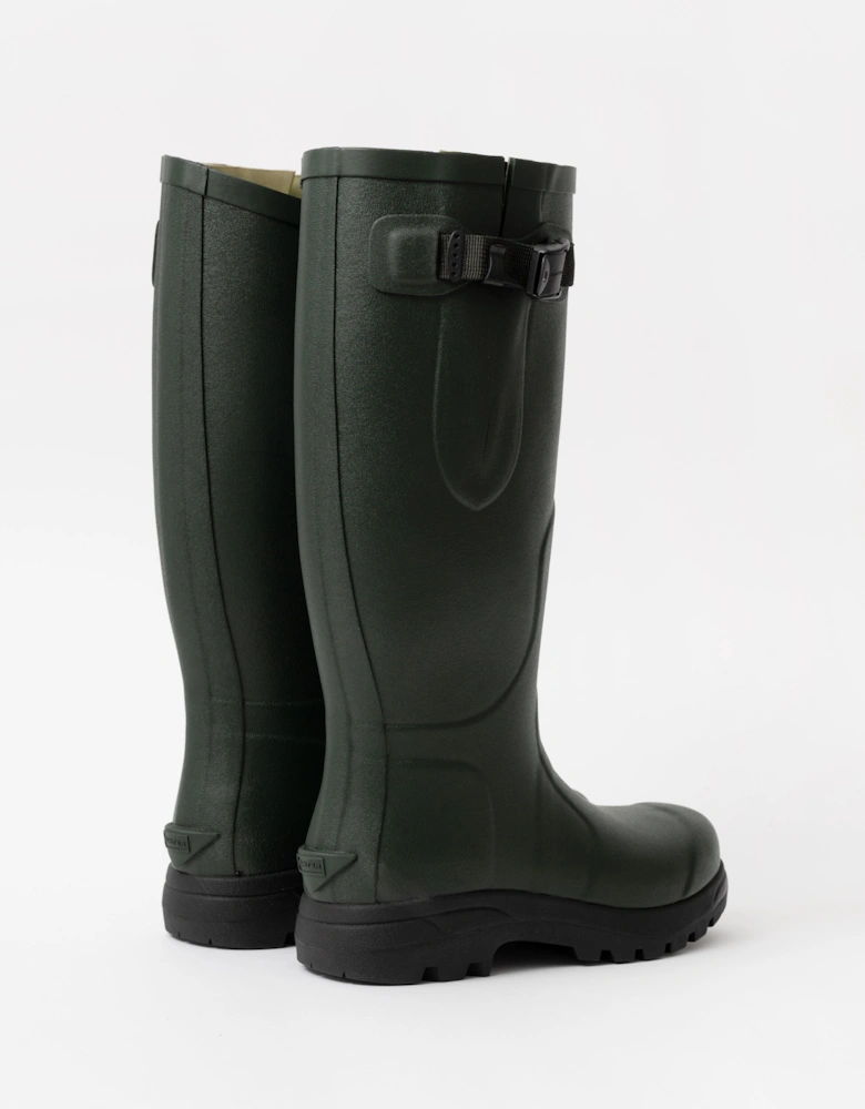 Unisex Balmoral MKII Side Adjustable Boot - Dark Olive/Black