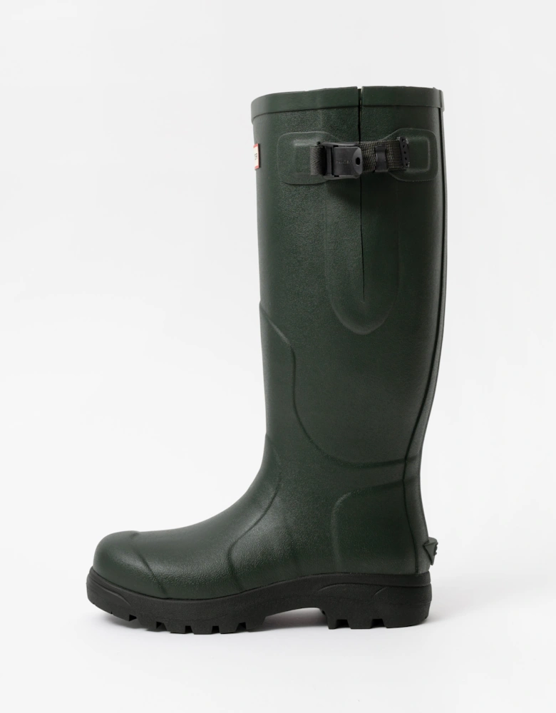 Unisex Balmoral MKII Side Adjustable Boot - Dark Olive/Black