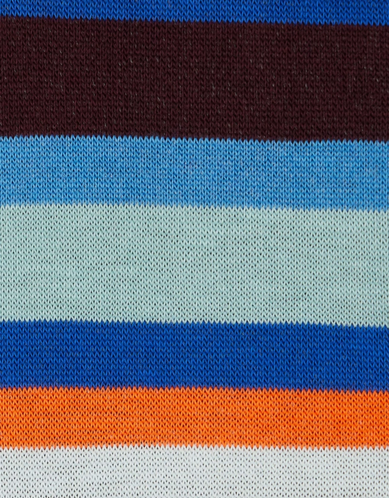 MAREK STRIPE SOCK MULTI BLUE STRIPE