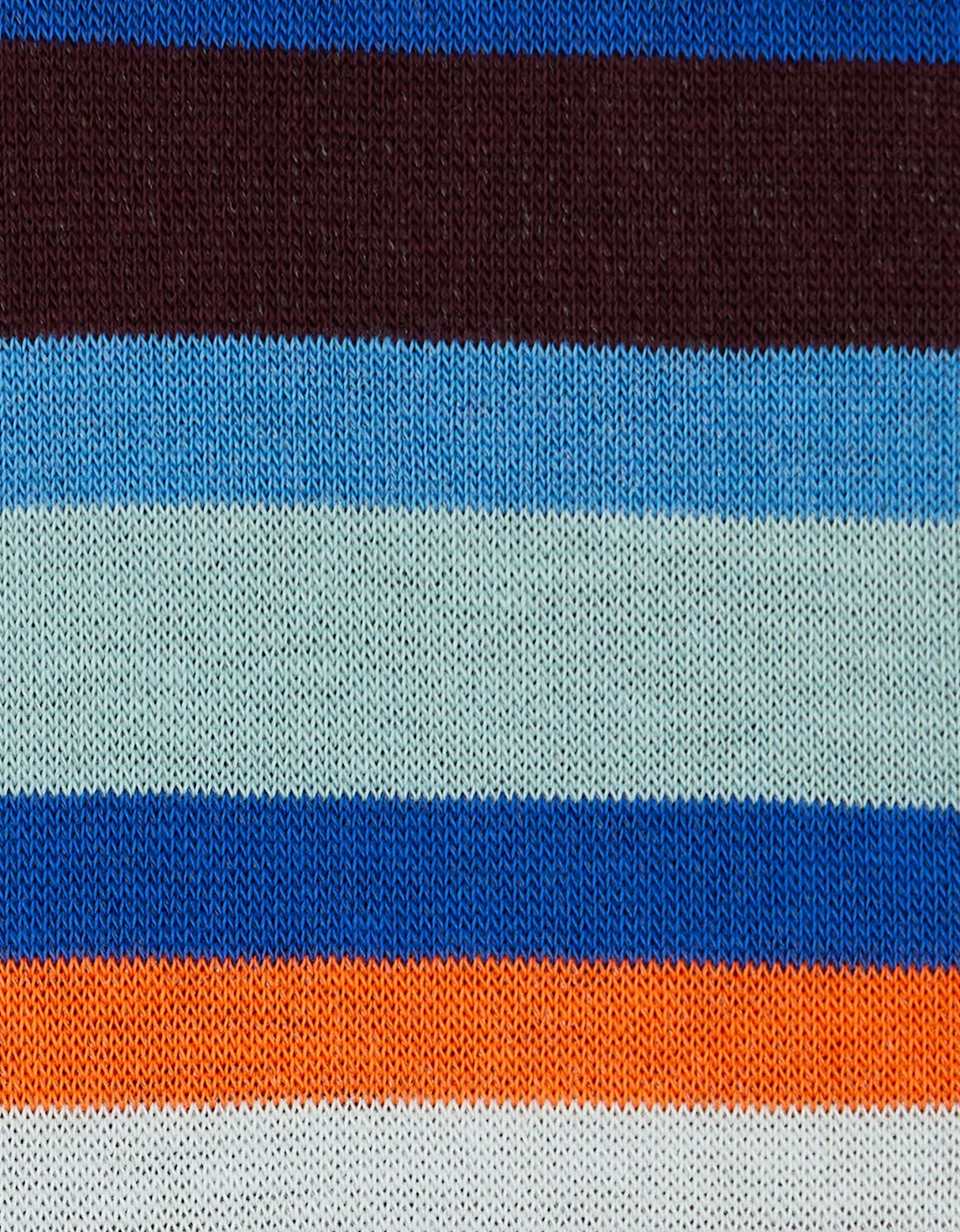 MAREK STRIPE SOCK MULTI BLUE STRIPE