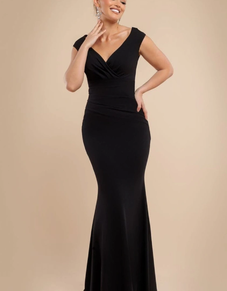 Bardot Pleated Maxi Dress