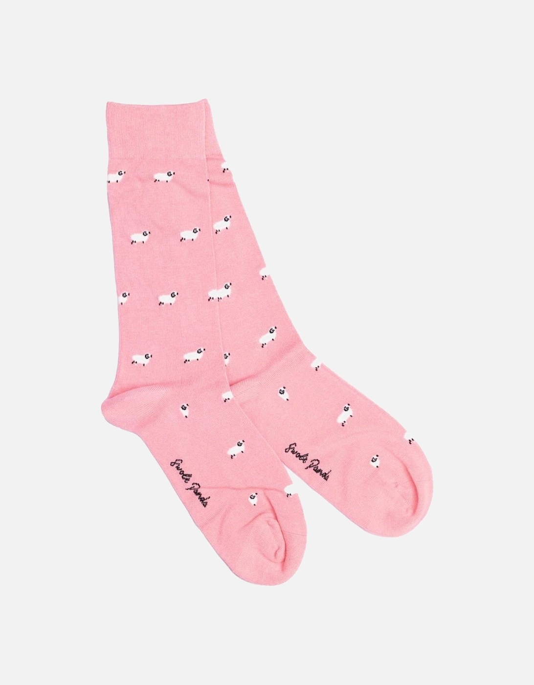 Sheep Women's Bamboo Socks, Pink, 5 of 4