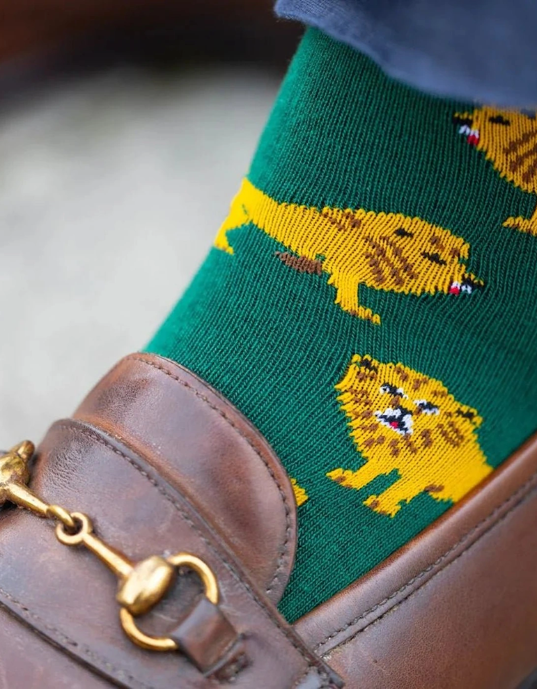 4-Pack Zoo Animals Bamboo Socks Gift Box, Red/Green/Blue/Navy