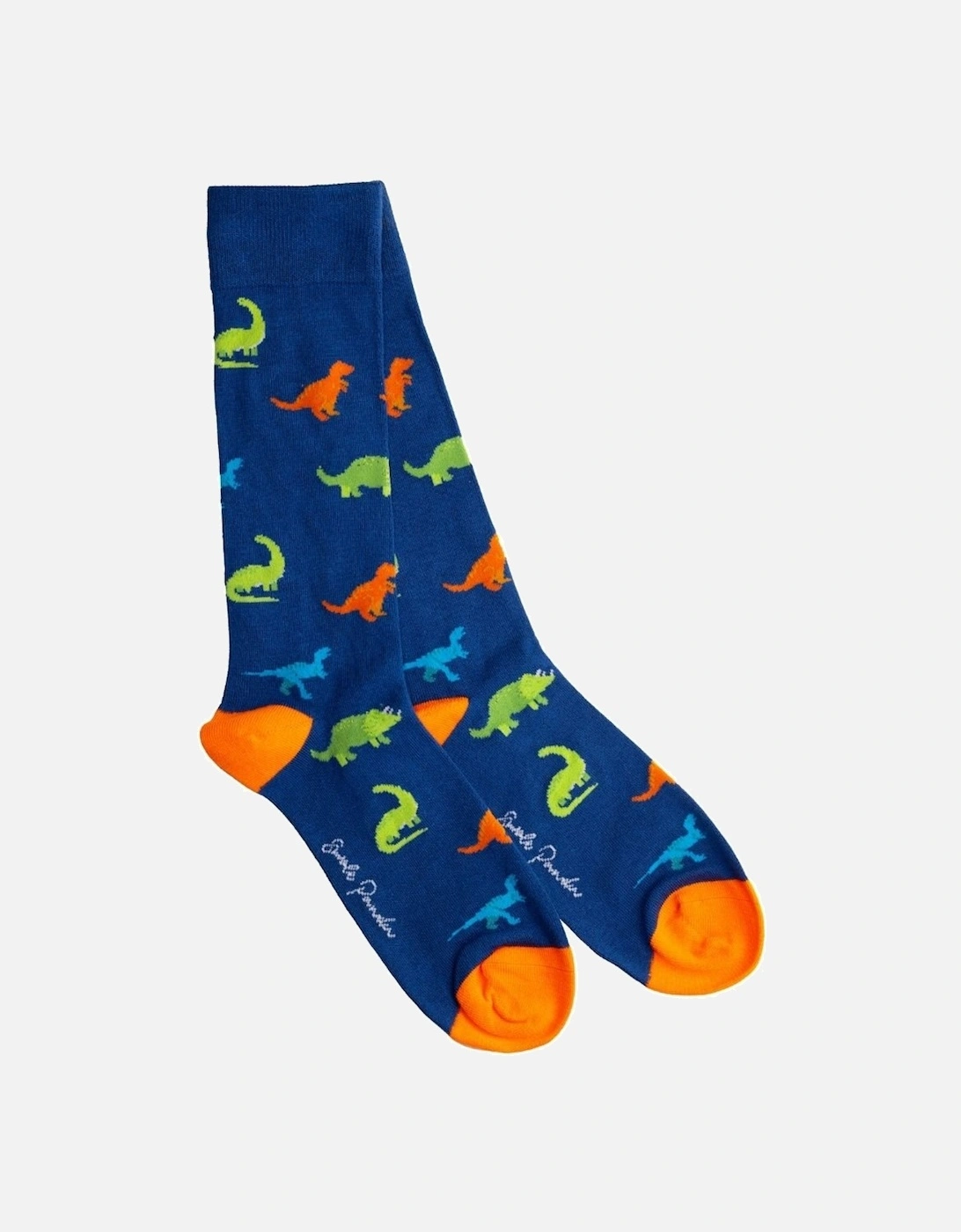 Dinosaur Bamboo Socks, Blue, 6 of 5