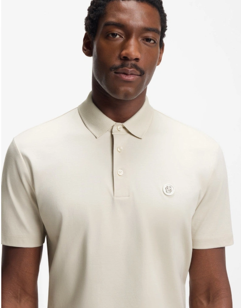 BOSS Black C-Parris 01 Polo Shirt A2-25 131 Open White