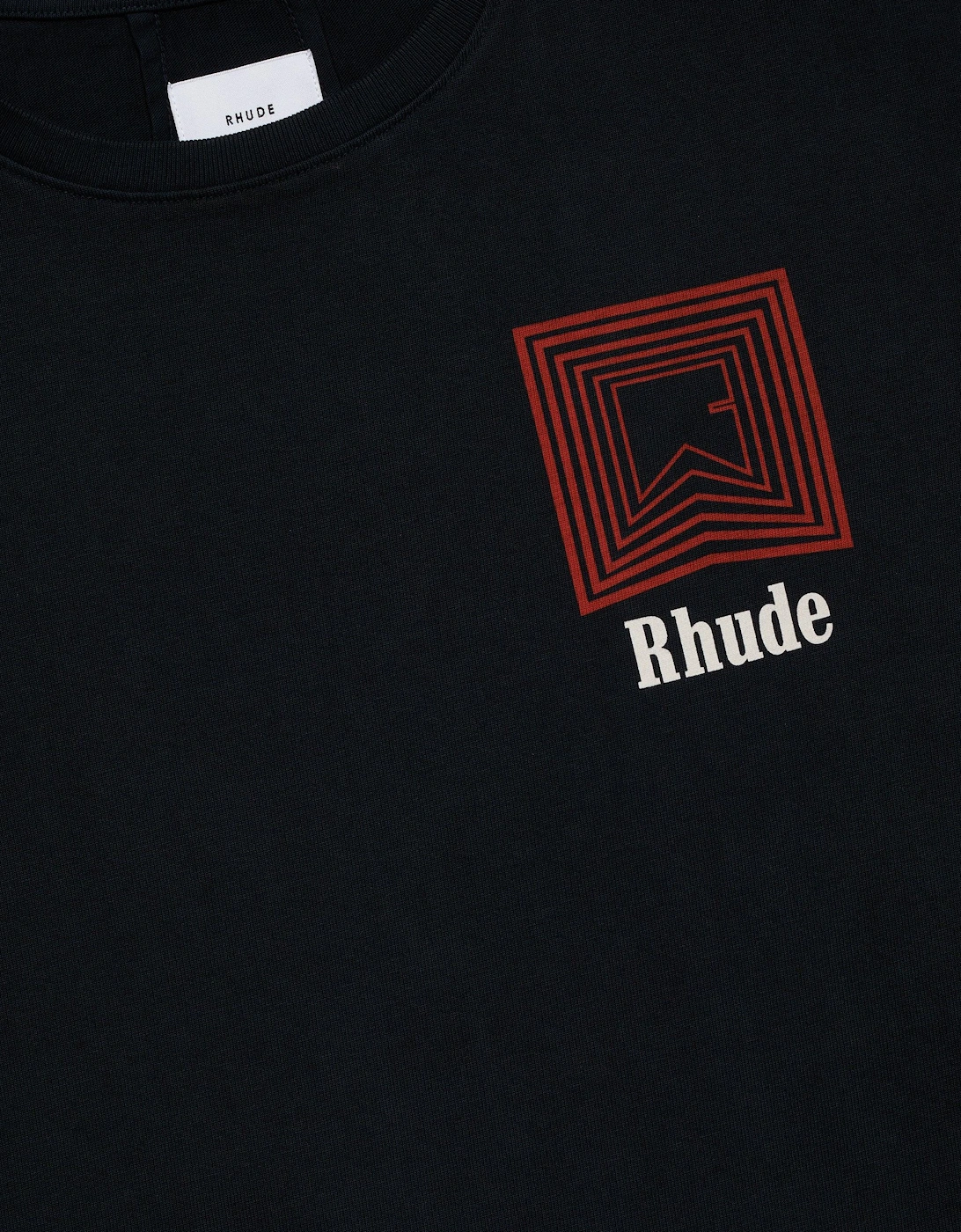 Chevron Repeat Logo T-Shirt in Black