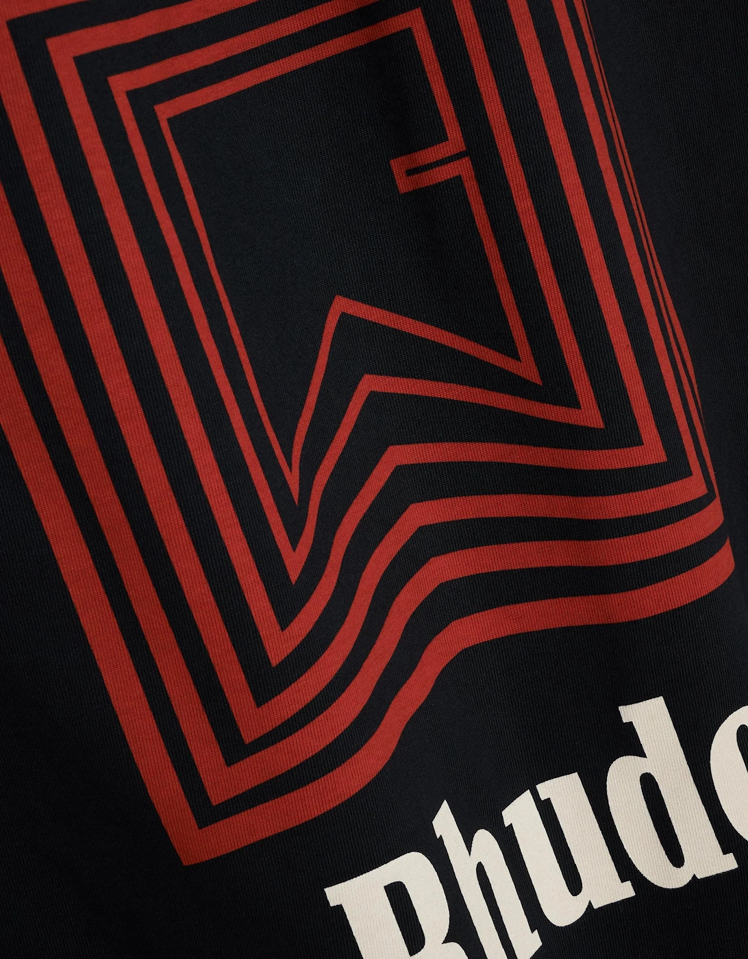 Chevron Repeat Logo T-Shirt in Black