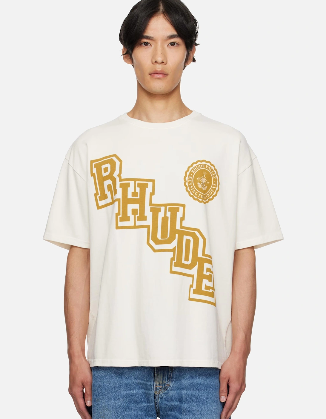 Collegiate Crest T-Shirt in White