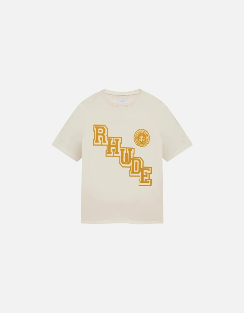 Collegiate Crest T-Shirt in White