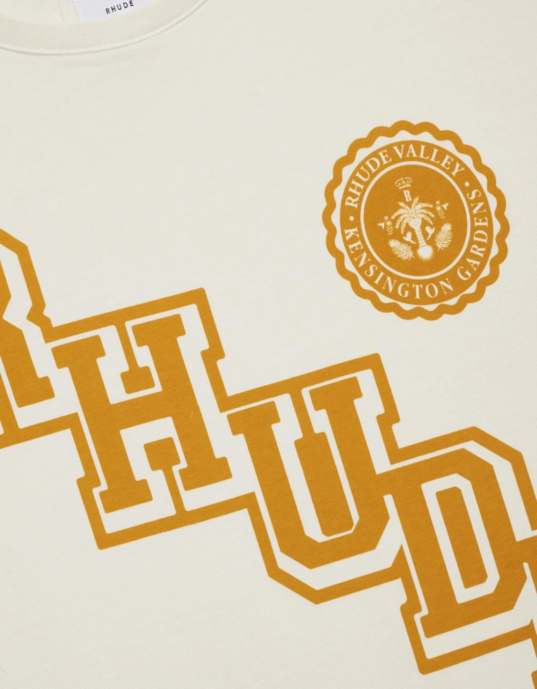 Collegiate Crest T-Shirt in White