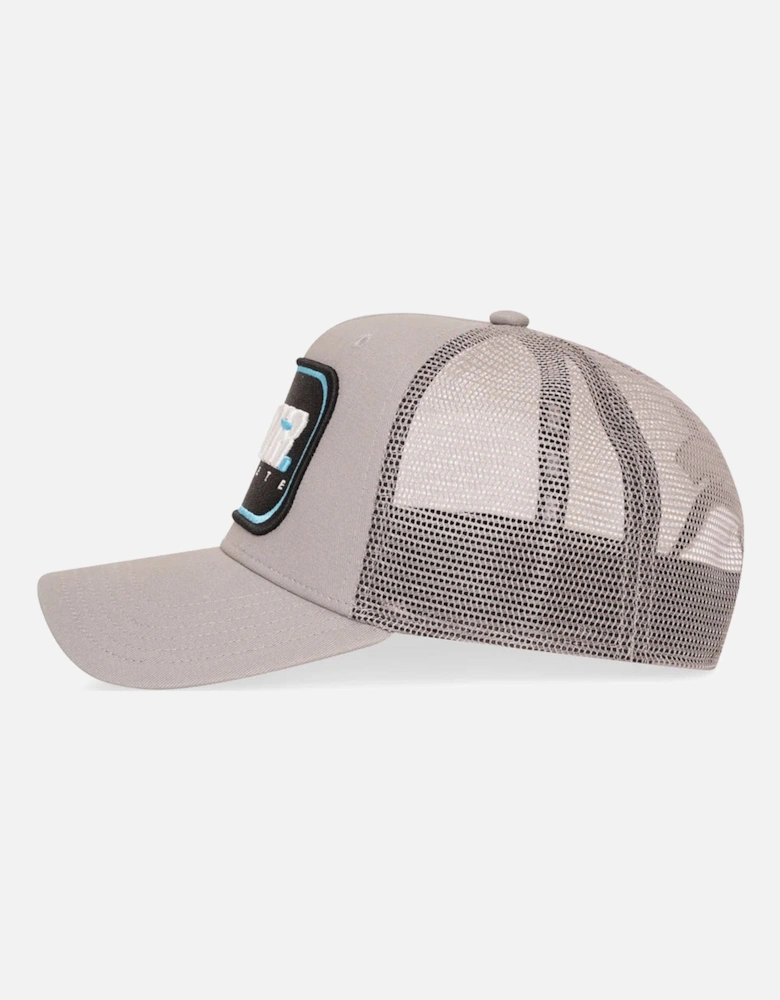 Ombre Noir Distressed Trucker - Silver Blue