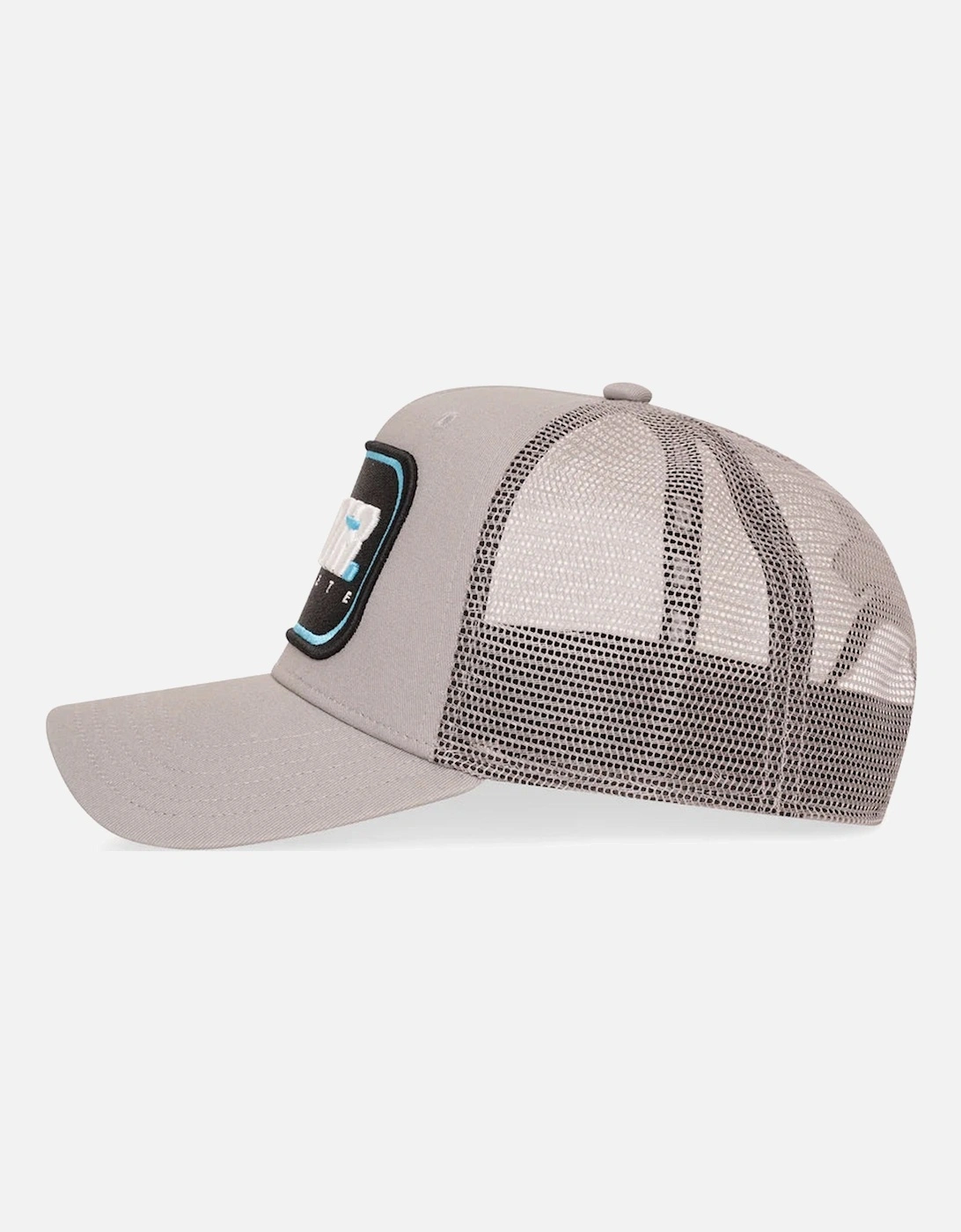 Ombre Noir Distressed Trucker - Silver Blue