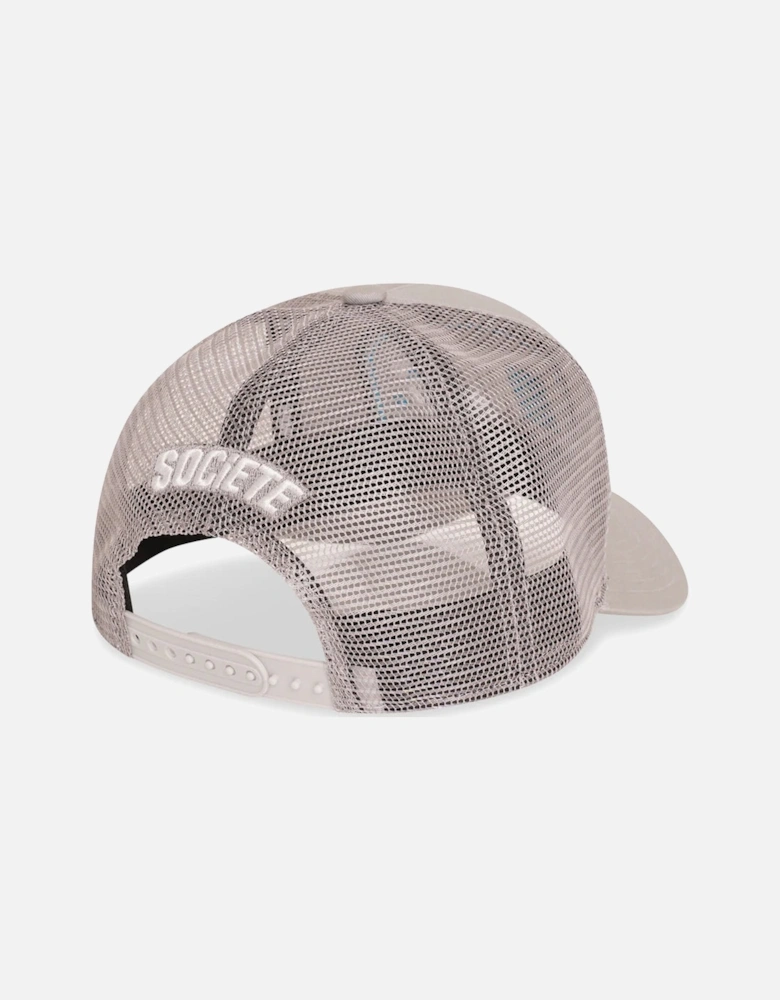 Ombre Noir Distressed Trucker - Silver Blue