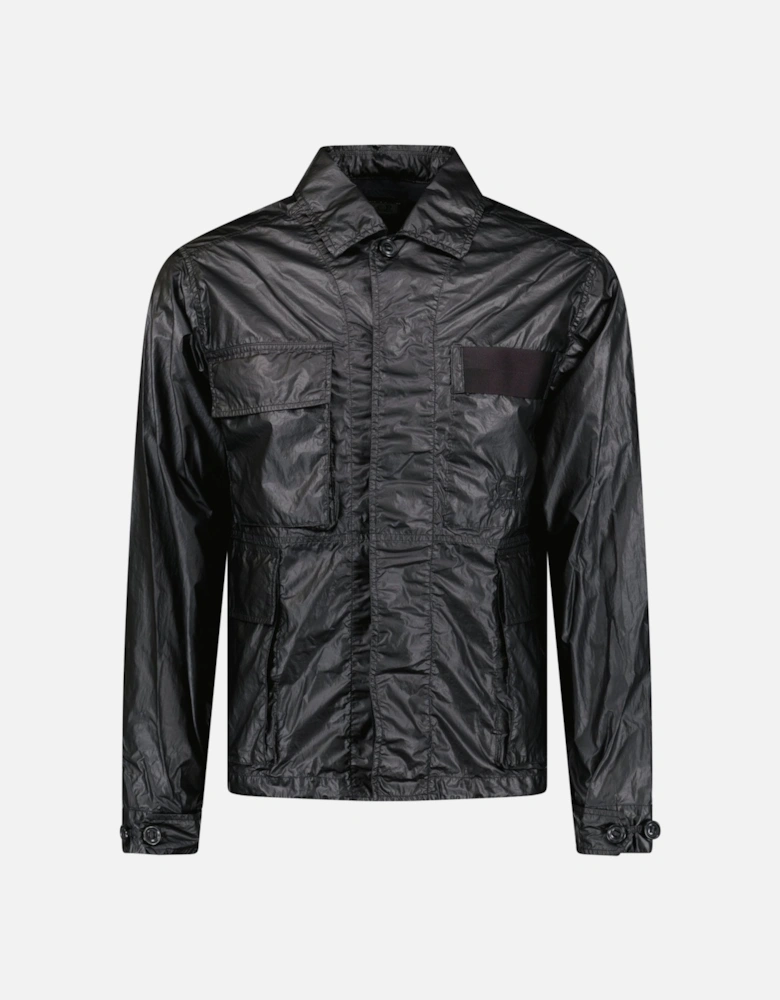 Lino Wax Black Overshirt Jacket